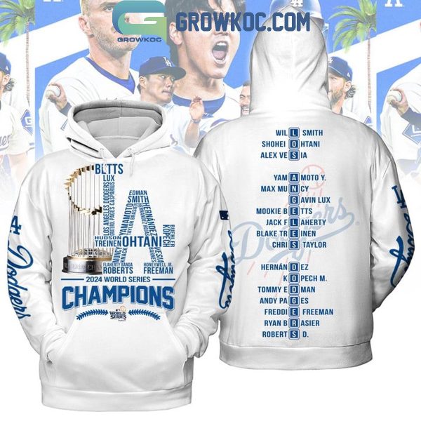 Los Angeles Dodgers World Series Champions Baseball 2024 Champs Hoodie T-Shirt