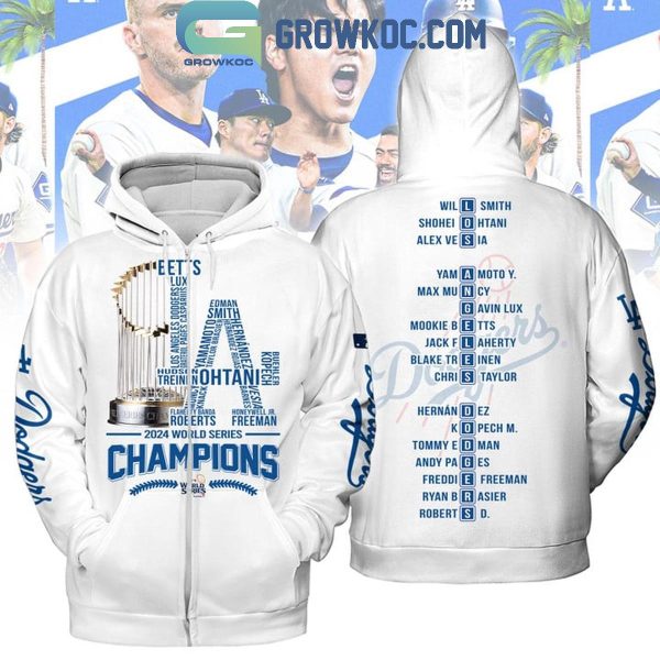 Los Angeles Dodgers World Series Champions Baseball 2024 Champs Hoodie T-Shirt