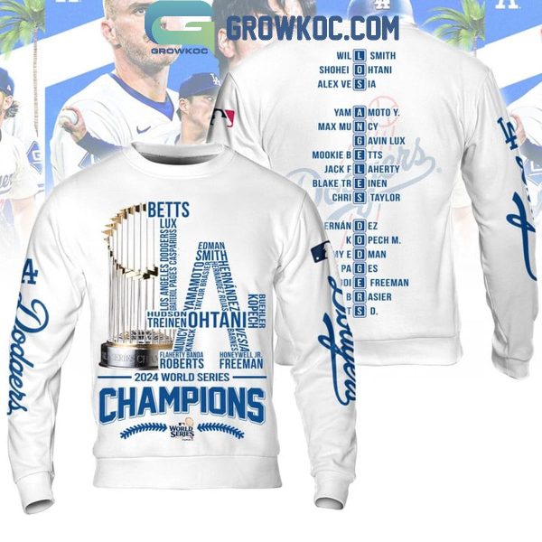 Los Angeles Dodgers World Series Champions Baseball 2024 Champs Hoodie T-Shirt