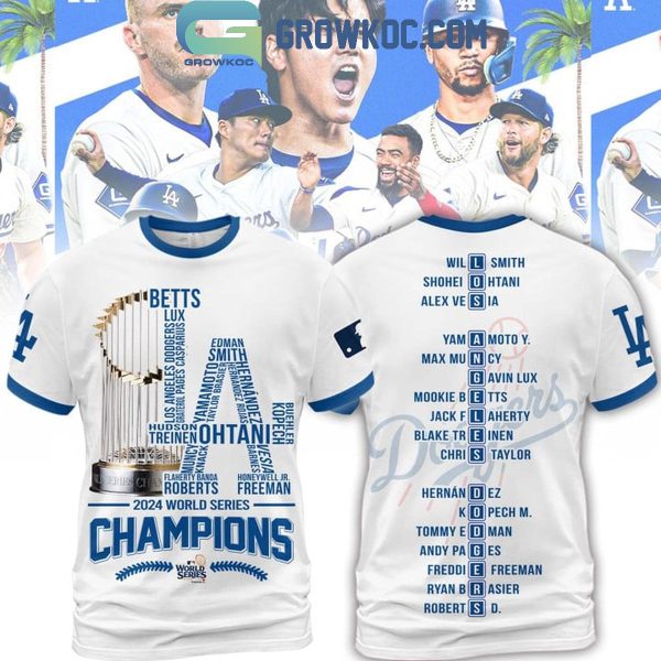 Los Angeles Dodgers World Series Champions Baseball 2024 Champs Hoodie T-Shirt