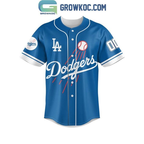 Los Angeles Dodgers Yay Sports NLCS 2024 Champions Personalized Baseball Jersey