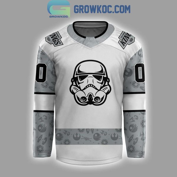 Los Angeles Kings 2024 Star Wars Night Personalized Hockey Jersey