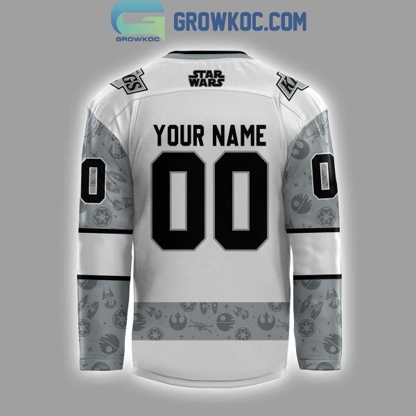 Los Angeles Kings 2024 Star Wars Night Personalized Hockey Jersey