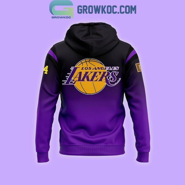 Los Angeles Lakers California Destiny Gradient Purple Hoodie T-Shirt