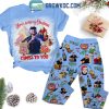 Morgan Wallen Under The Christmas 2024 Fleece Pajamas Set Red Version