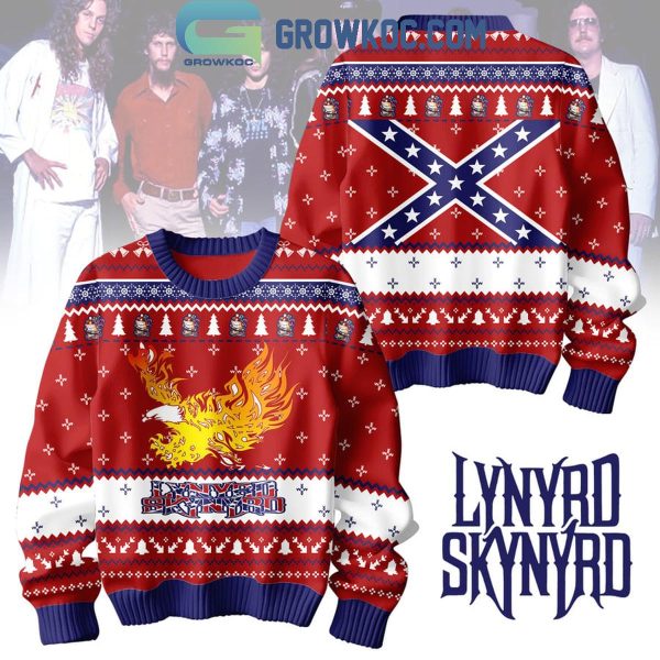 Lynyrd Skynyrd The Ballad Of Curtis Loew Merry Christmas Ugly Sweater