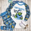 Liverpool Grinch 2024 They Hate Us Fleece Pajama Set Long Sleeve