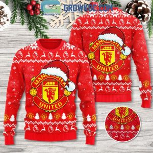 Manchester United Red Devils EPL Christmas 2024 Ugly Sweater