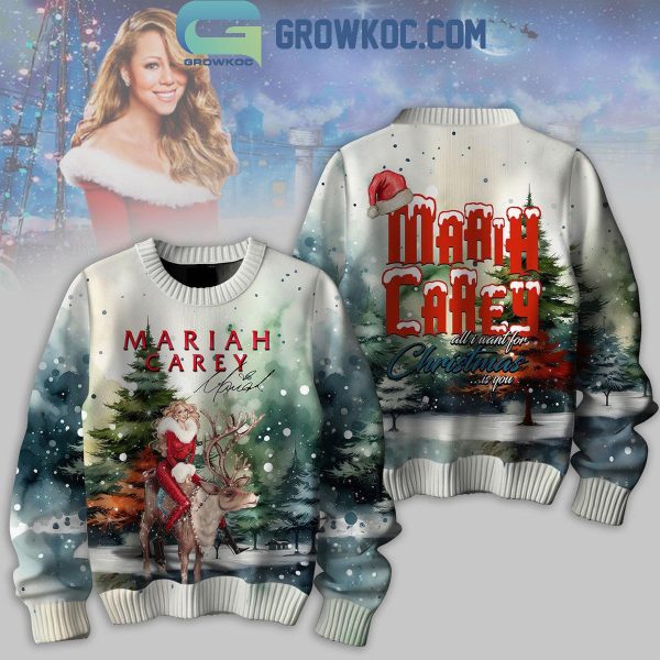 Mariah Carey All I Want For 2024 Christmas Is You Ugly Sweater