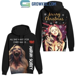 Mariah Carey All She Wants For Christmas Is You Halloween Hoodie T-Shirt