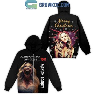 Mariah Carey All She Wants For Christmas Is You Halloween Hoodie T-Shirt