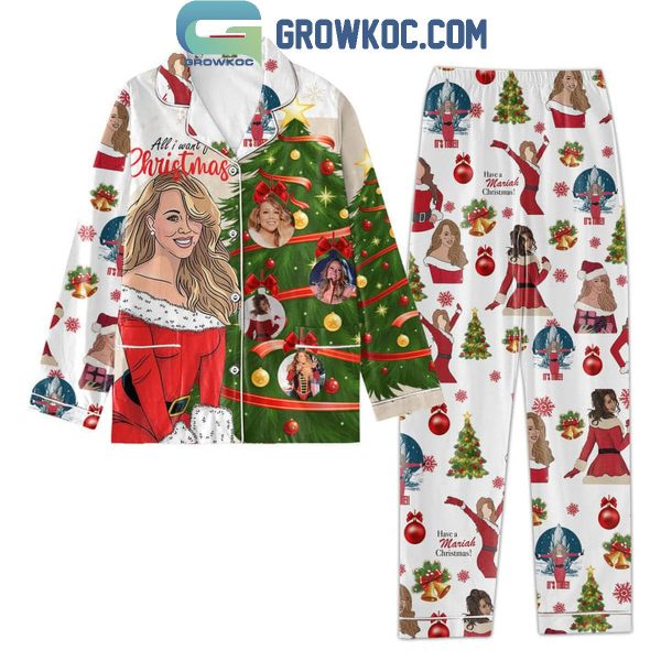 Mariah Carey Have A Mariah Christmas Polyester Pajamas Set