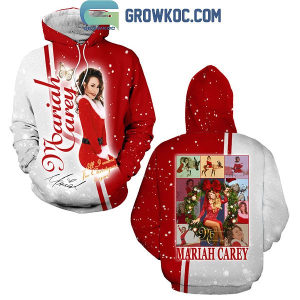 Mariah Carey Mariah Santa Baby Merry Christmas Hoodie T-Shirt