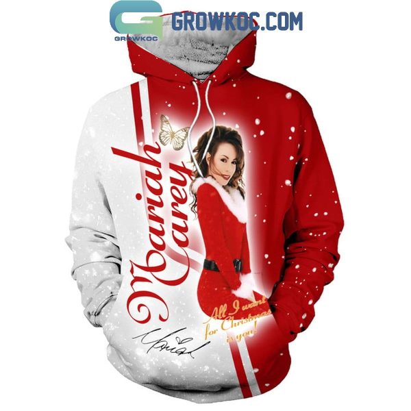 Mariah Carey Mariah Santa Baby Merry Christmas Hoodie T-Shirt