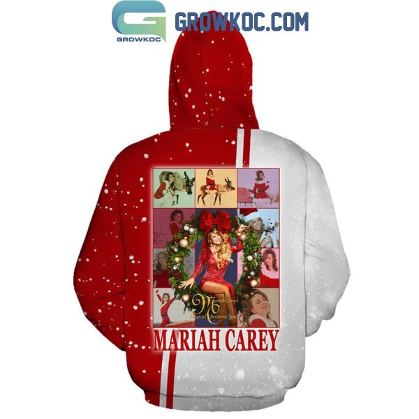 Mariah Carey Mariah Santa Baby Merry Christmas Hoodie T-Shirt