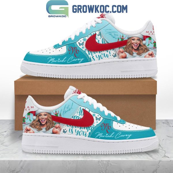 Mariah Carey You Are Everything I Want For Christmas Air Force 1 Shoes