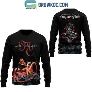 Mariah Carey’s Christmas Time 2024 Black Design Hoodie T-Shirt