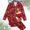 Mariah Carey’s Christmas Time Happy Holiday Polyester Pajamas Set Green