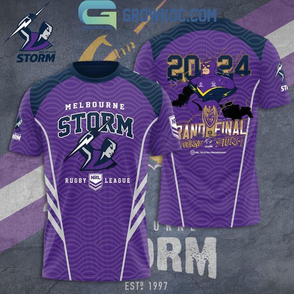 Melbourne Storm Rugby League Grand Final 2024 Hoodie T-Shirt