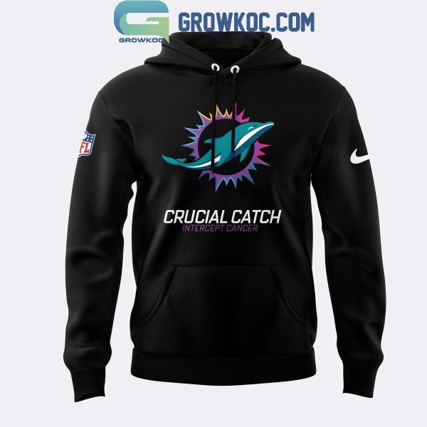 Miami Dolphins 2024 NFL Crucial Catch Hoodie T-Shirt