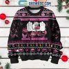 Oregon Ducks Breast Cancer Warrior Tackle Cancer Christmas Black Ugly Sweater