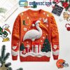 Miami Hurricanes All About U Football 2024 Christmas Ugly Sweater