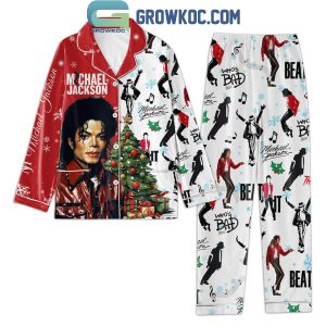 Michael Jackson Moonwalkers 2024 Christmas Polyester Pajamas Set