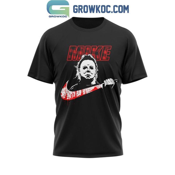 Michael Myers Halloween Lashing Through The Snow Hoodie T-Shirt