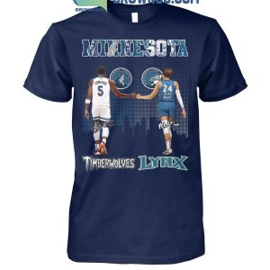 Minnesota Timberwolves Anthony Edwards Minnesota Lynx Napheesa Collier T-Shirt