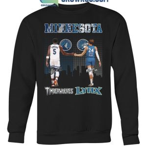 Minnesota Timberwolves Anthony Edwards Minnesota Lynx Napheesa Collier T-Shirt