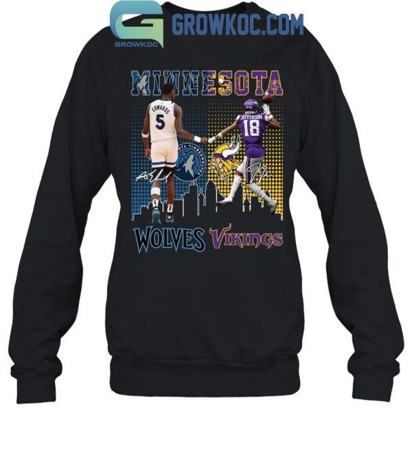 Minnesota Timberwolves Minnesota Vikings Proud Of The State T-Shirt