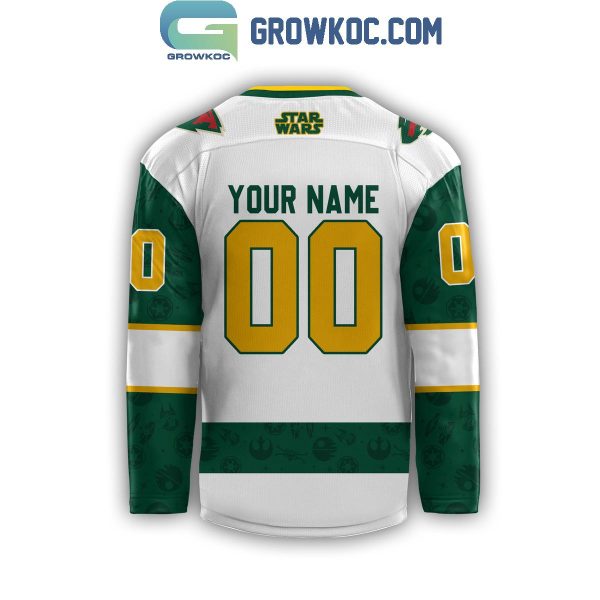 Minnesota Wild 2024 Star Wars Night Personalized Hockey Jersey