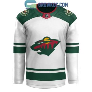 Minnesota Wild Celebrating Hello Kitty Personalized Hockey Jersey