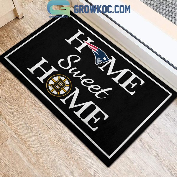 NFL NHL MLB NCAA Sport Mix 2 Teams Home Sweet Home Personalized Doormat