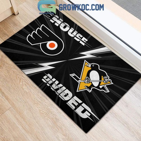 NFL NHL MLB NCAA Sport Mix 2 Teams House Divided Fan Personalized Doormat