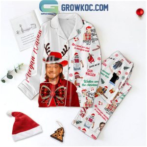 Morgan Wallen Santa Please Send Morgan Wallen 2024 Polyester Pajamas Set