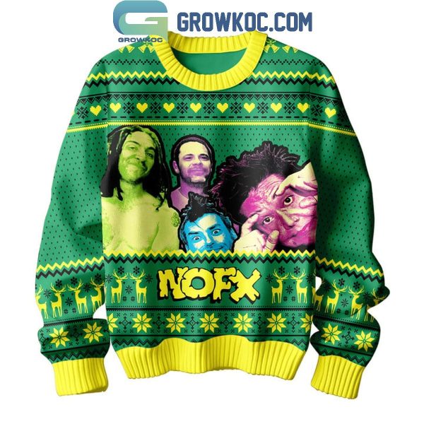 NOFX Punk’s Not Dead Yet 2024 Best Fan Christmas Ugly Sweater