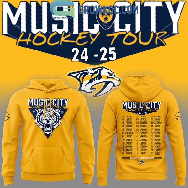 Nashville Predators Music City Hockey Hoodie T-Shirt