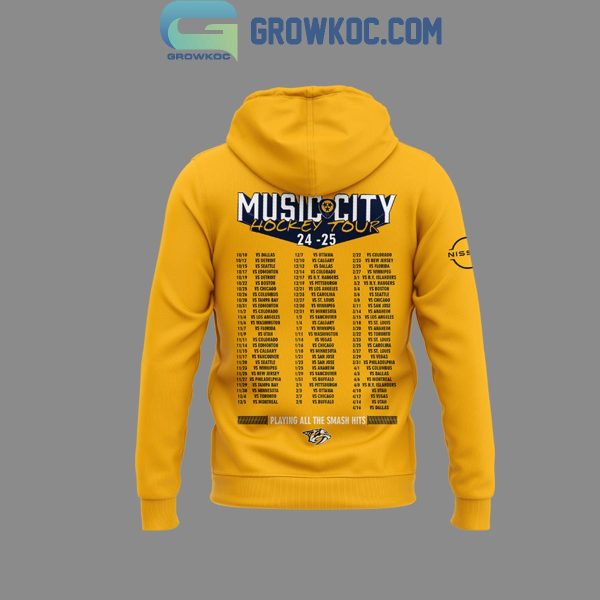 Nashville Predators Music City Hockey Hoodie T-Shirt