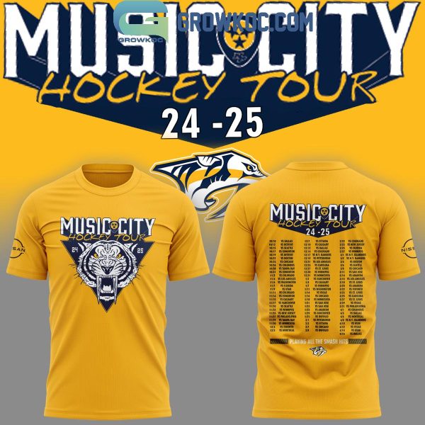 Nashville Predators Music City Hockey Hoodie T-Shirt