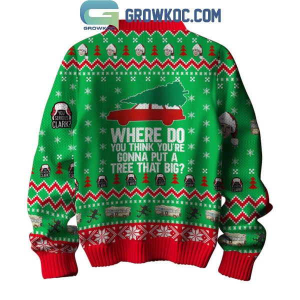 National Lampoon’s Christmas Vacation Where Do You Think Ugly Sweater