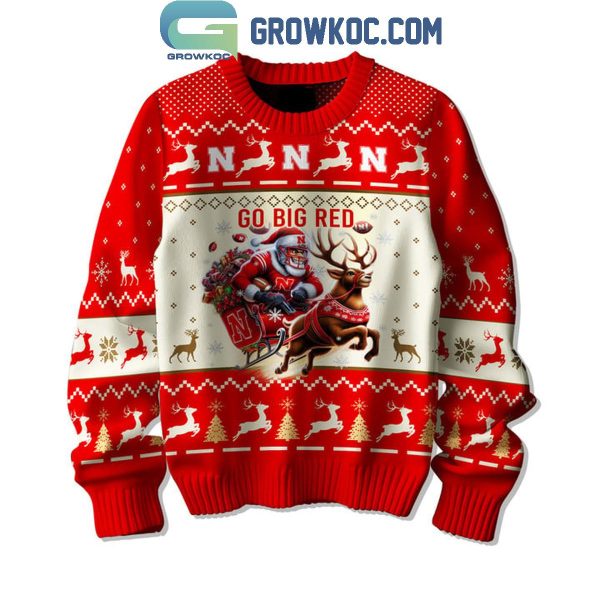 Nebraska Cornhuskers All I Want For Christmas Is Huskers Win Ugly Sweater