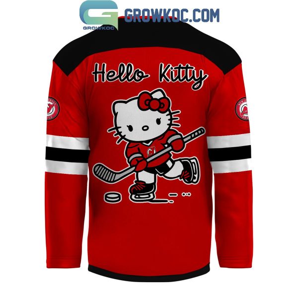 New Jersey Devils 50th Anniversary Of Hello Kitty 2024 Hockey Jersey