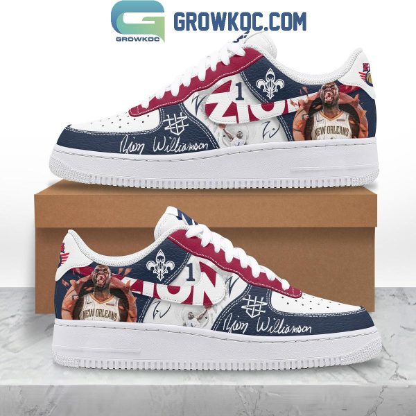 New Orleans Pelicans Zion Williamson Air Force 1 Shoes