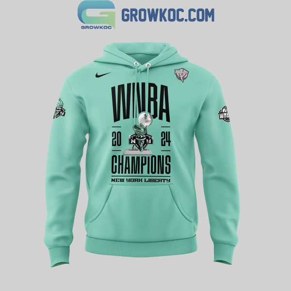 New York Liberty 2024 WNBA Champions Great Victory Hoodie T-Shirt