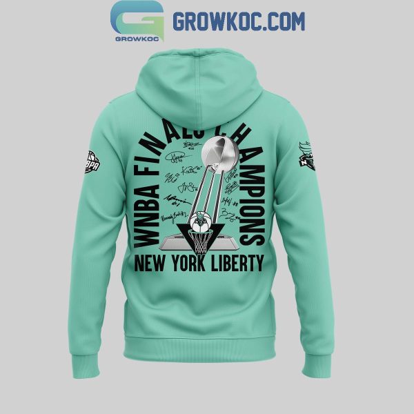 New York Liberty 2024 WNBA Champions Great Victory Hoodie T-Shirt