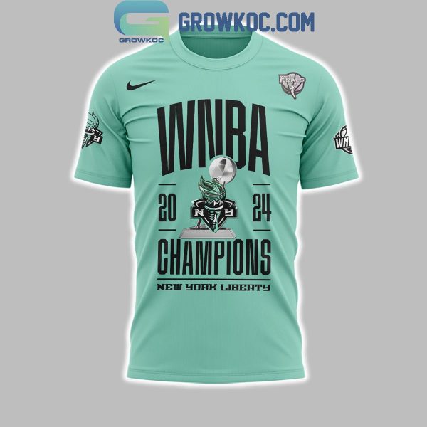 New York Liberty 2024 WNBA Champions Great Victory Hoodie T-Shirt