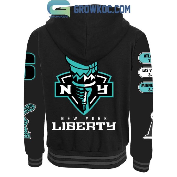 New York Liberty Champions 2024 Women’s Basketball Baseball Jacket