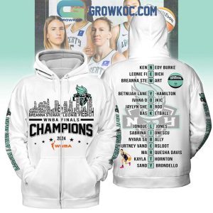 New York Liberty NY Skyline WNBA Finals Champions 2024 Hoodie T-Shirt