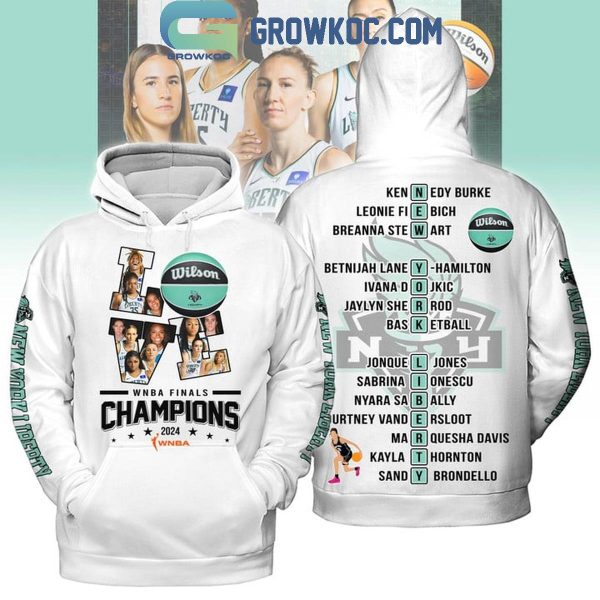 New York Liberty WNBA Finals Champions 2024 Love Basketball Hoodie T-Shirt